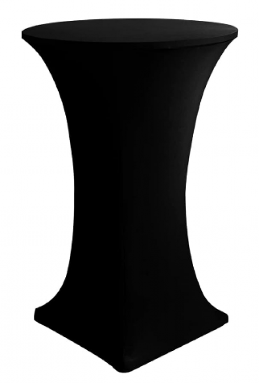 Black Cocktail Table Cloth